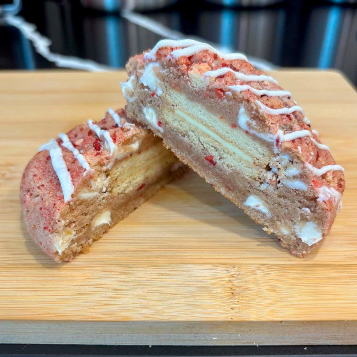 Stuffed Strawberry Lemon Crunch
